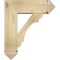 Ekena Millwork Olympic Arts and Crafts Rough Sawn Bracket w/ Offset Brace, Douglas Fir, 8"W x 24"D x 28"H BKT0806X24X28OLY03RDF - alternate 4